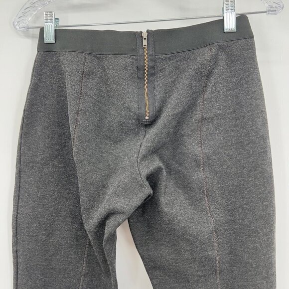 J Crew Women's Stretch Pants/Leggings In Stretch Ponte Charcoal Gray Size 4R - Picture 4 of 8